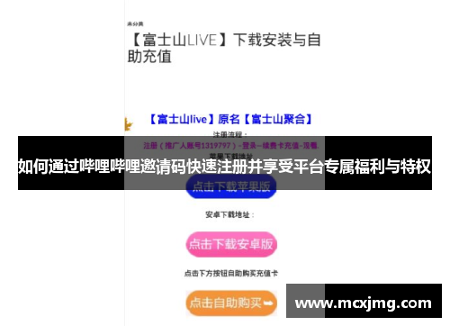 如何通过哔哩哔哩邀请码快速注册并享受平台专属福利与特权 如何通过哔哩哔哩邀请码快速注册并享受平台专属福利与特权